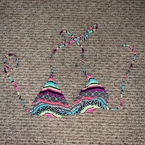 Tie swim suit top